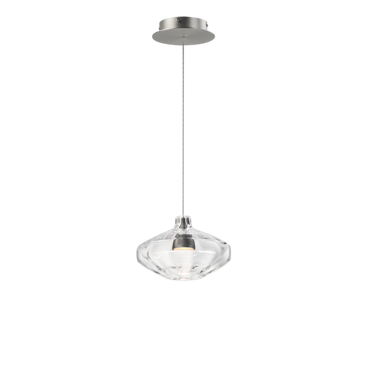 Ray Dance LED Lampion Pendant in Brushed Aluminum by Studio M