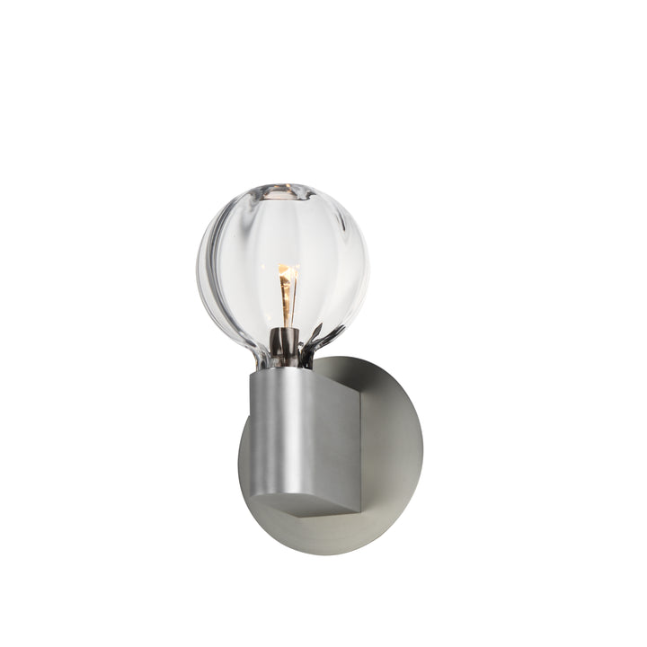 Ray Dance LED Wall Sconce - Globe in Brushed Aluminum by Studio M