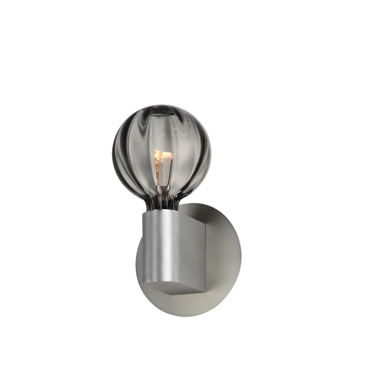 Ray Dance LED Wall Sconce - Globe in Brushed Aluminum by Studio M