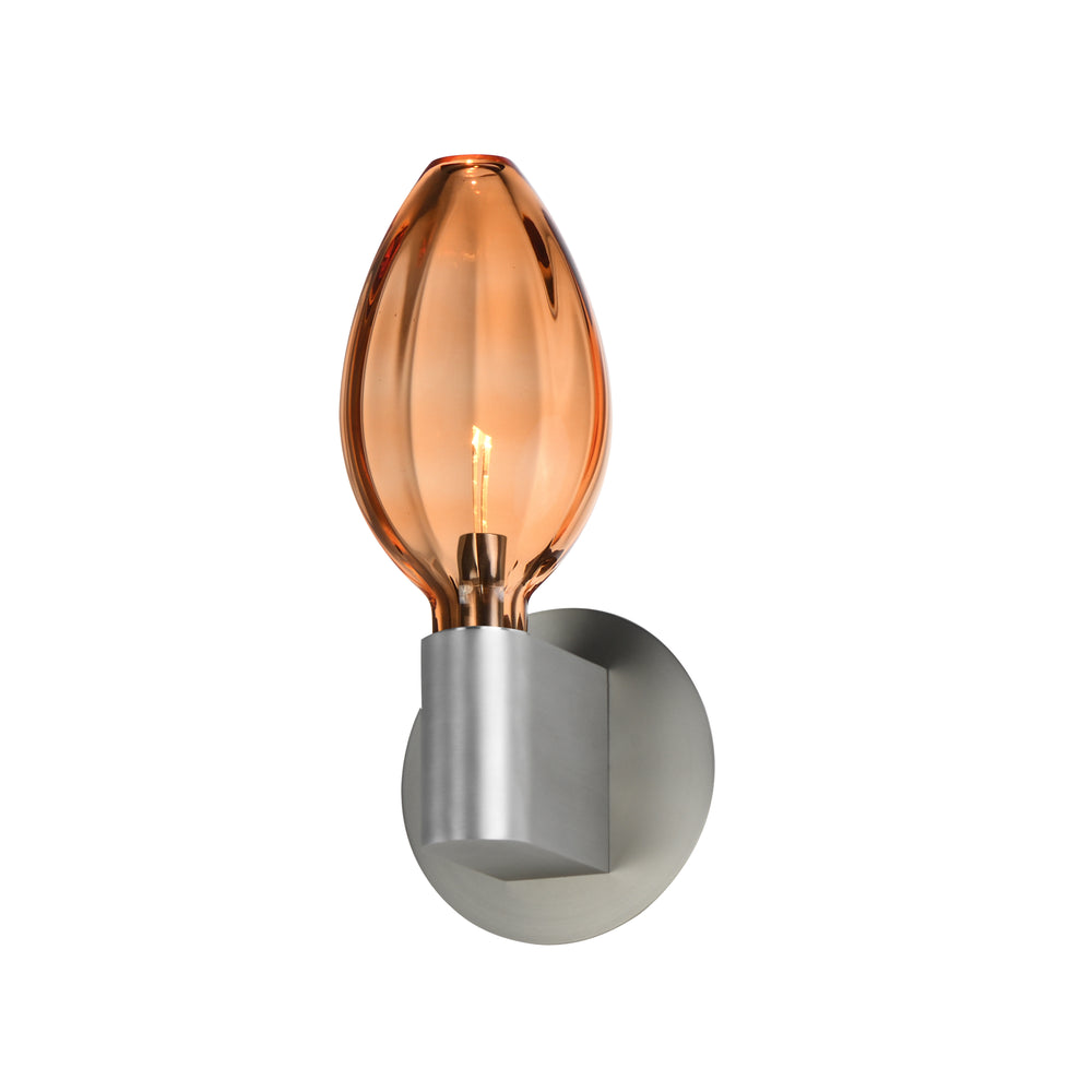Ray Dance LED Wall Sconce - Olive in Brushed Aluminum by Studio M