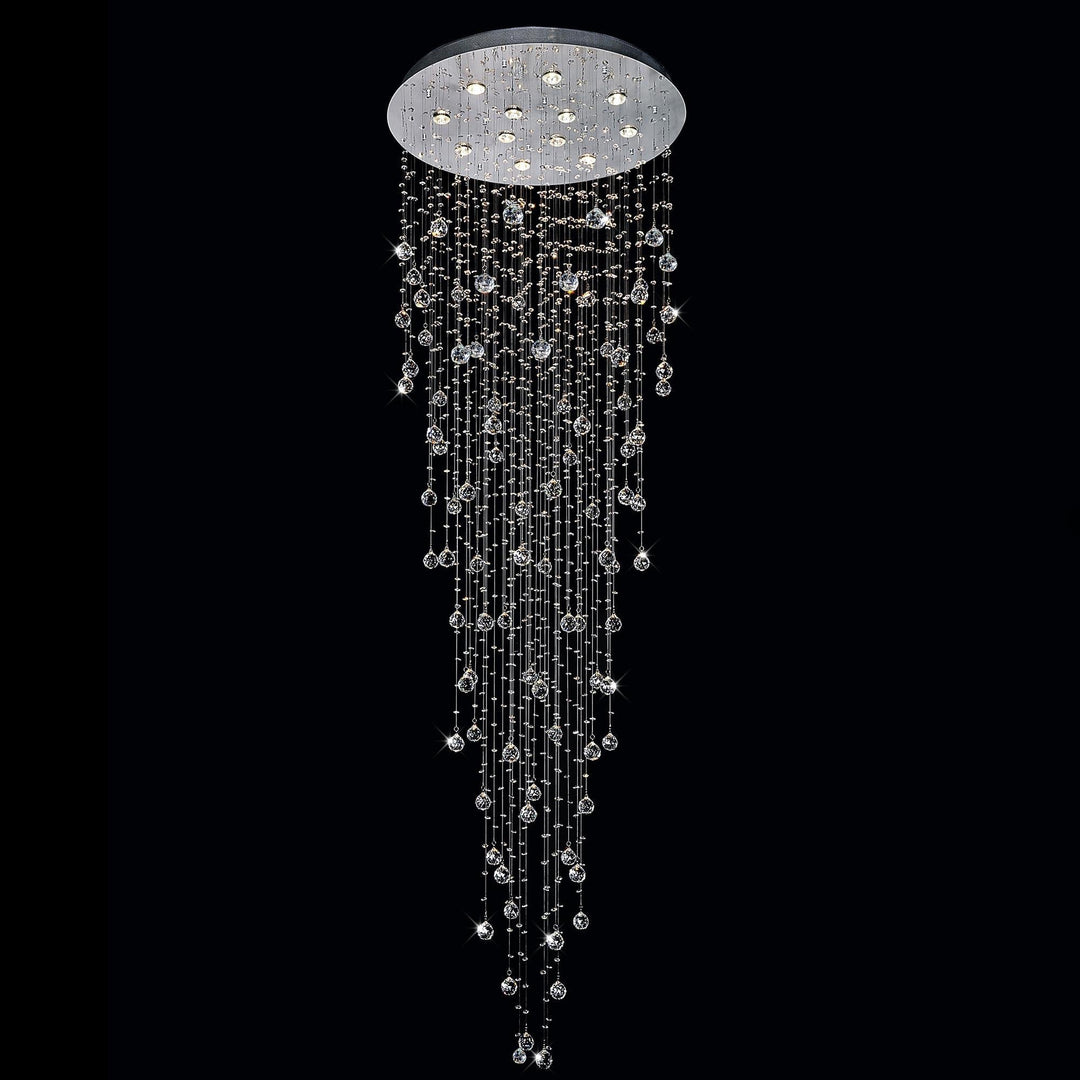 Rain Drop - Chandelier with Crystals by CWI Lighting - view 17