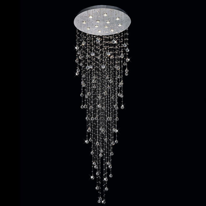 Rain Drop - Chandelier with Crystals by CWI Lighting - view 17