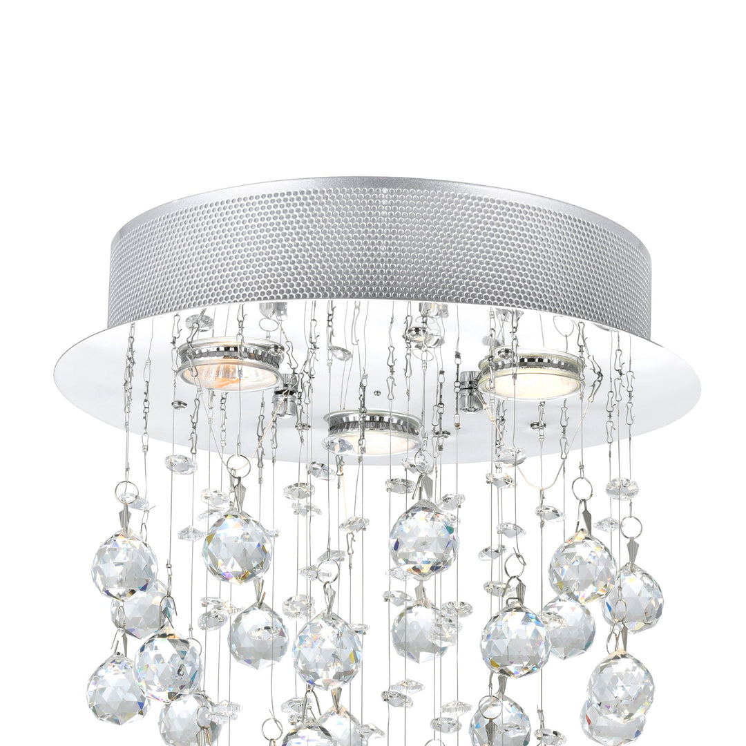Rain Drop - Chandelier with Crystals by CWI Lighting - view 6