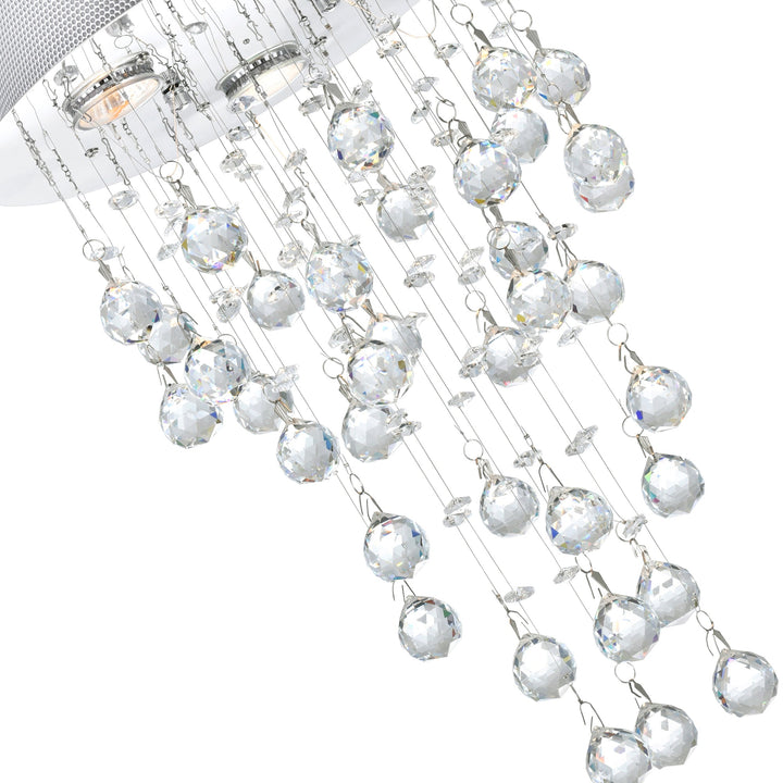 Rain Drop - Chandelier with Crystals by CWI Lighting - view 7