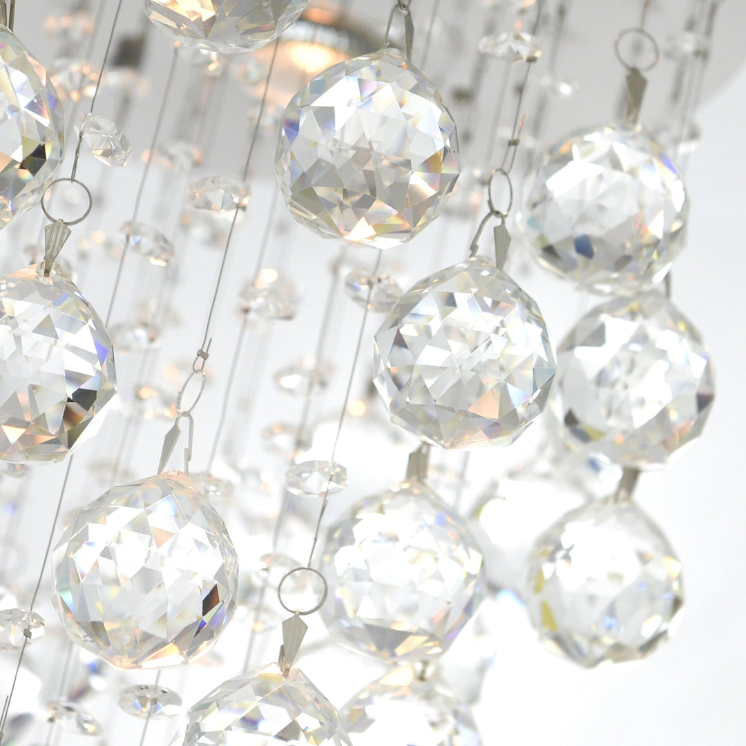 Rain Drop - Chandelier with Crystals by CWI Lighting - view 12