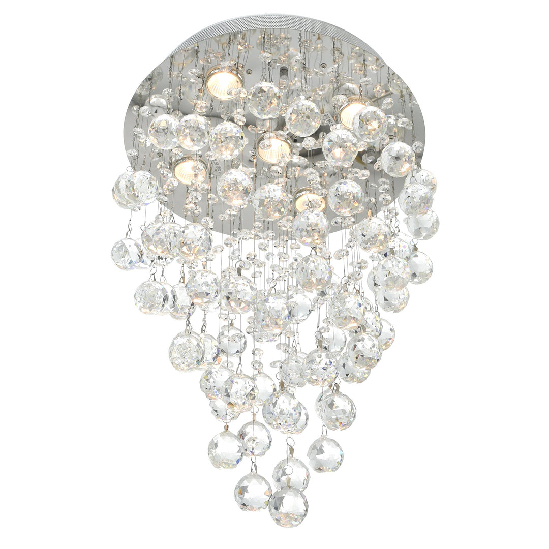 Rain Drop - Chandelier with Crystals by CWI Lighting - view 11