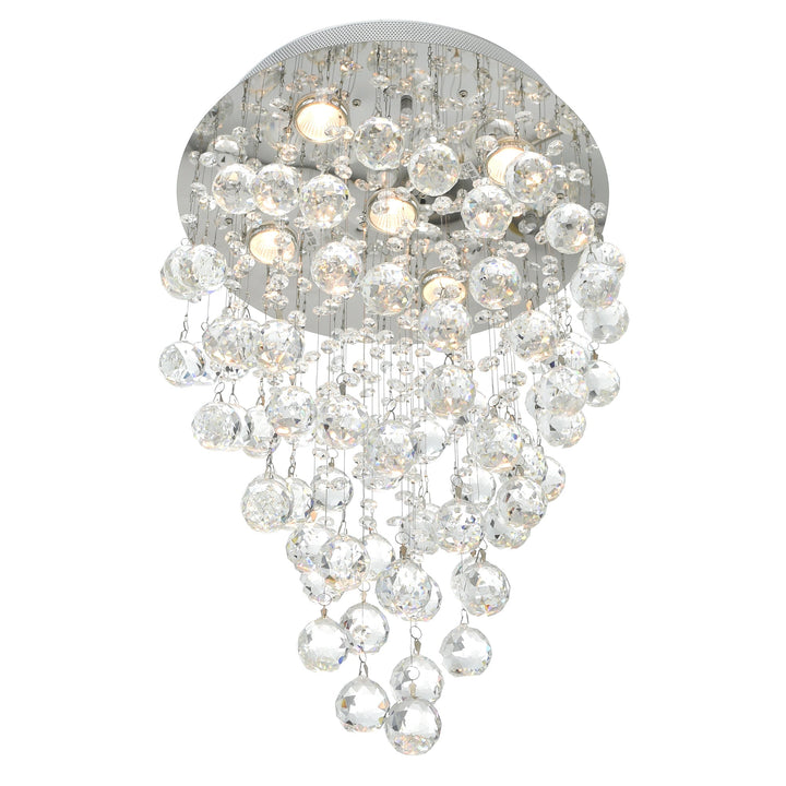 Rain Drop - Chandelier with Crystals by CWI Lighting - view 11