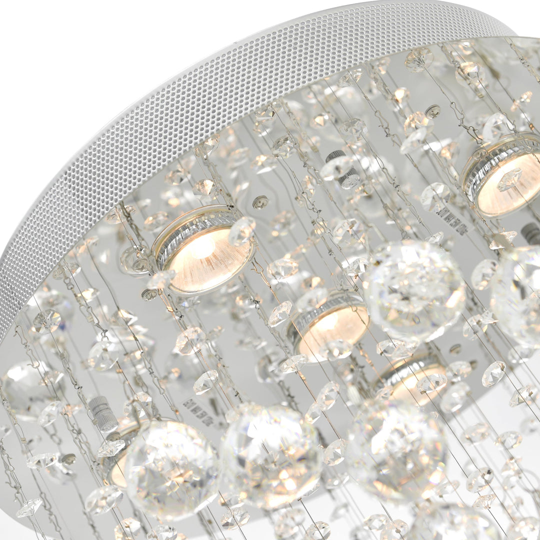 Rain Drop - Chandelier with Crystals by CWI Lighting - view 13