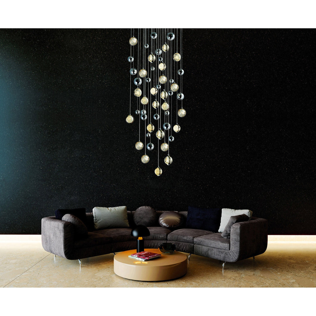 Salvador - LED Chandelier with Crystals