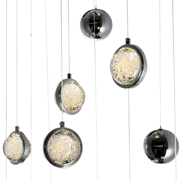 Salvador - LED Chandelier with Crystals