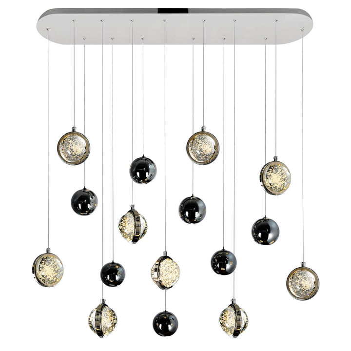 Salvador - LED Chandelier with Crystals