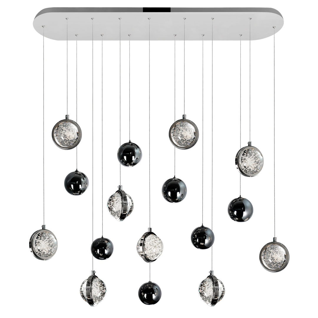 Salvador - LED Chandelier with Crystals