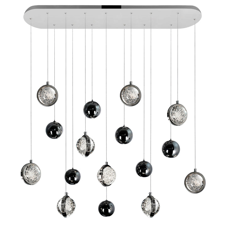 Salvador - LED Chandelier with Crystals