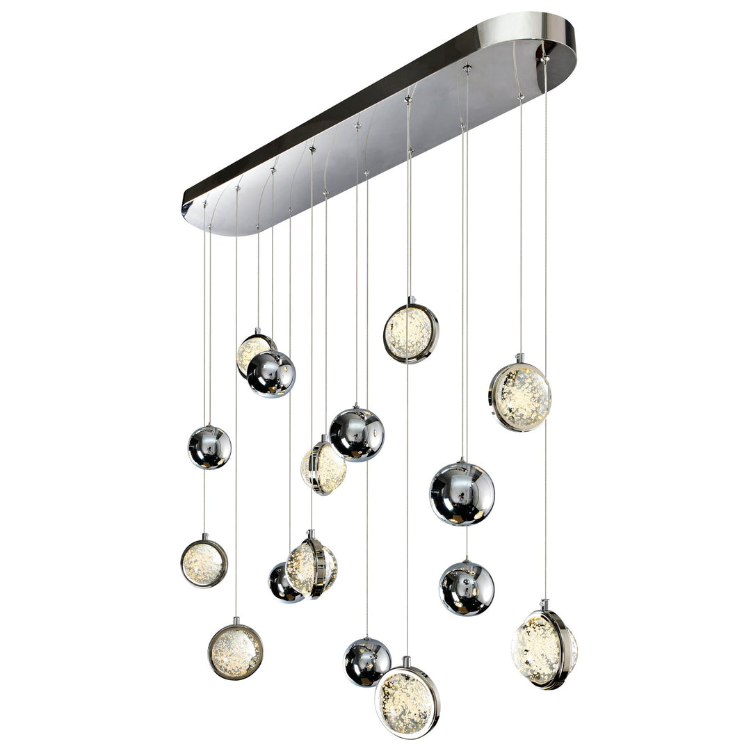 Salvador - LED Chandelier with Crystals