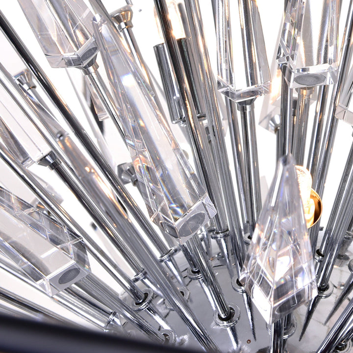 Starburst - Chandelier with Crystals