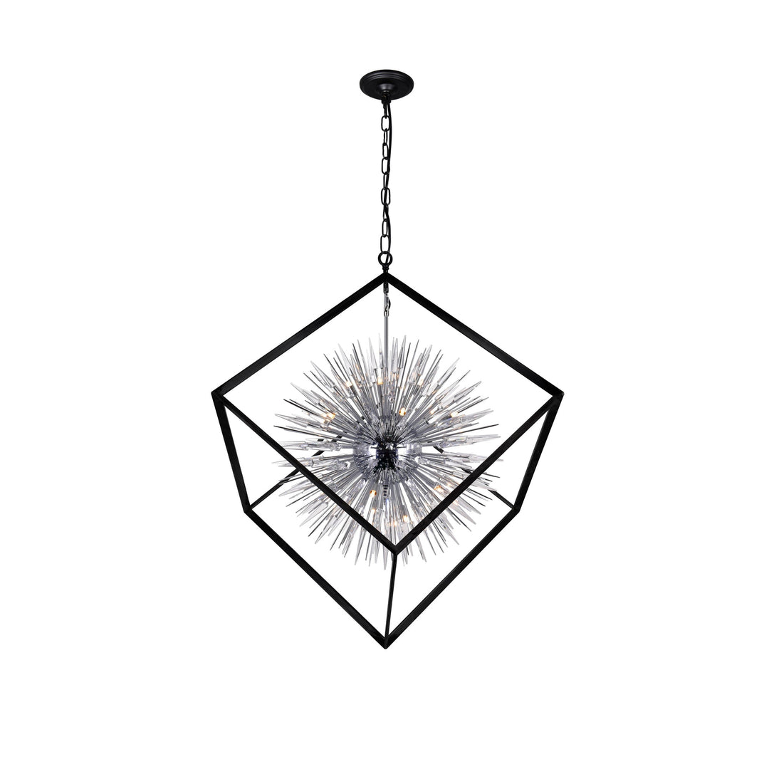 Starburst - Chandelier with Crystals