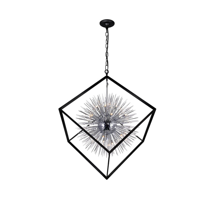 Starburst - Chandelier with Crystals