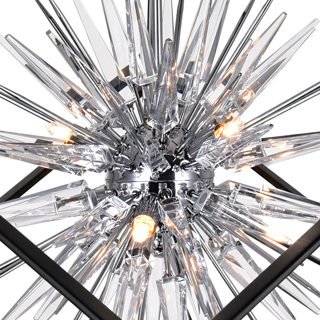 Starburst - Chandelier with Crystals