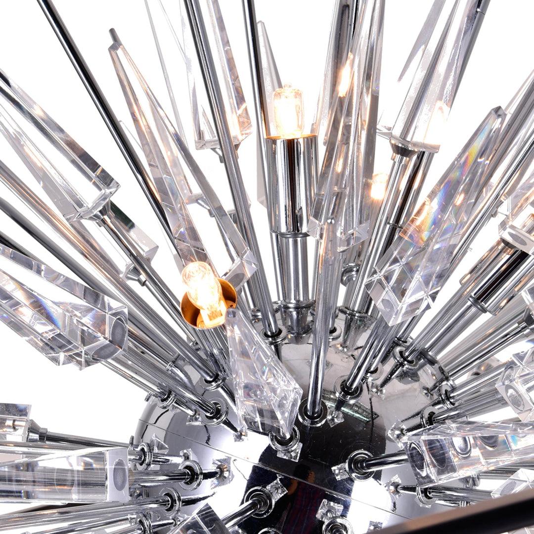 Starburst - Chandelier with Crystals