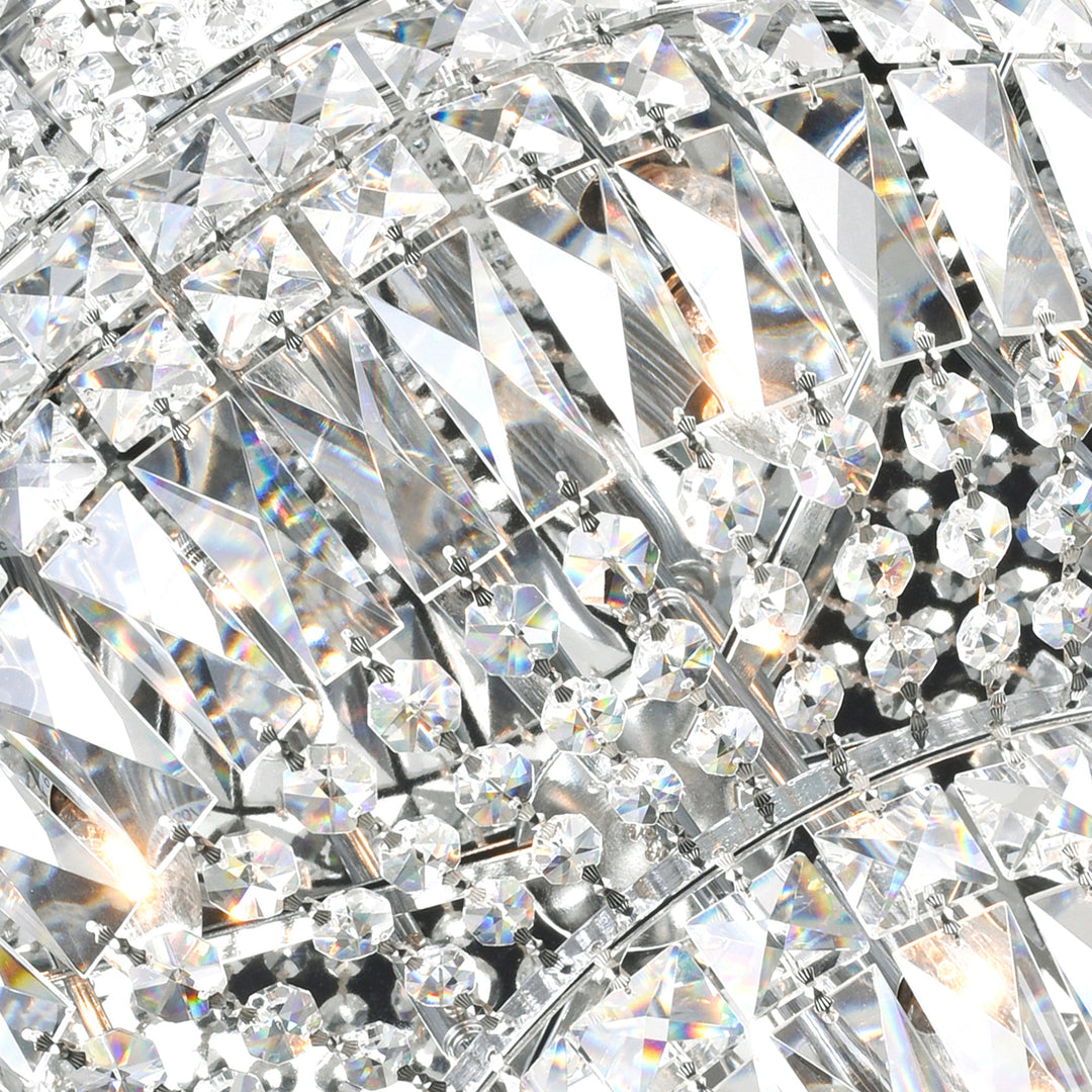 Stefania - Flush Mount with Crystals