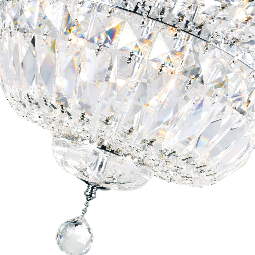 Stefania - Flush Mount with Crystals
