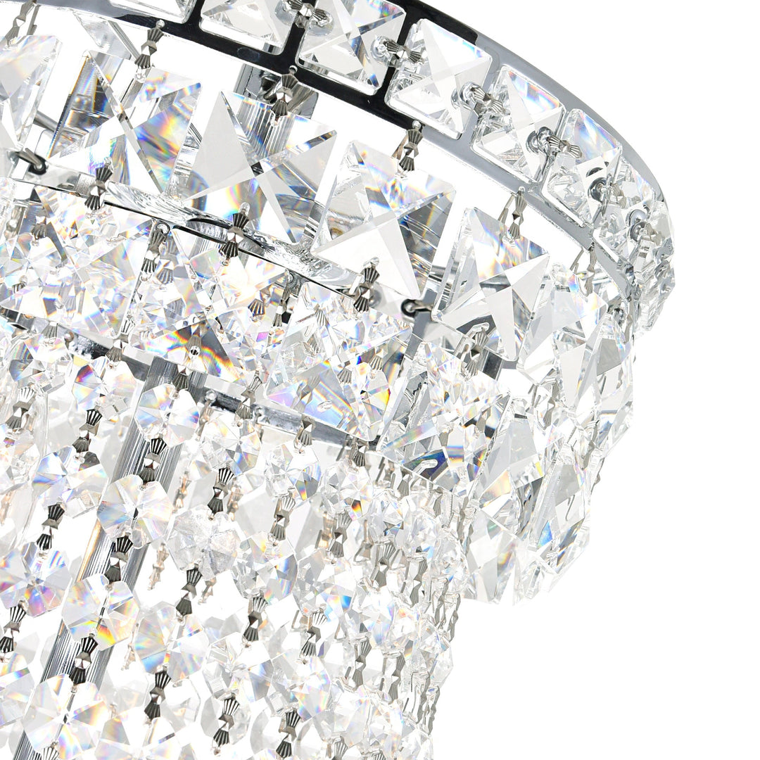 Stefania - Chandelier with Crystals