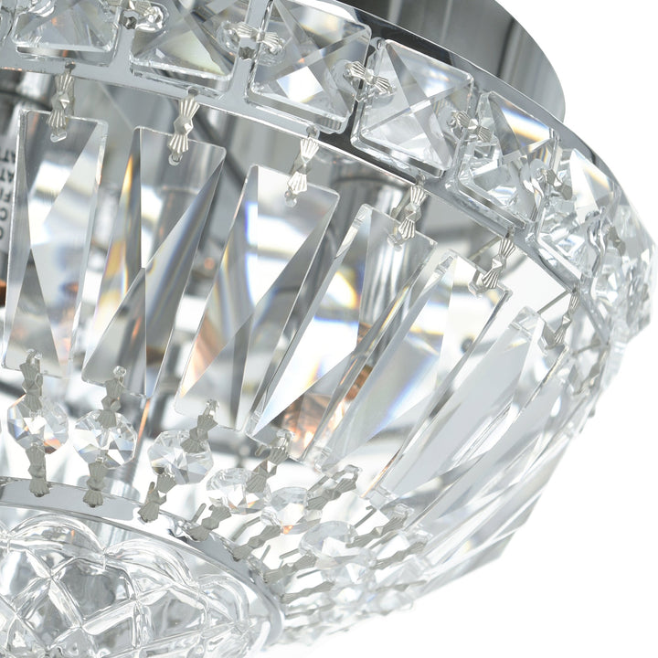 Stefania - Flush Mount with Crystals