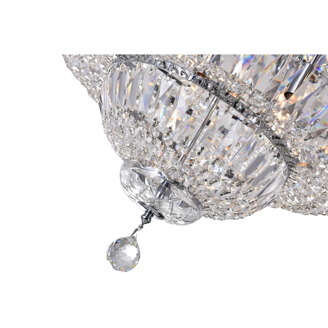 Stefania - Flush Mount with Crystals