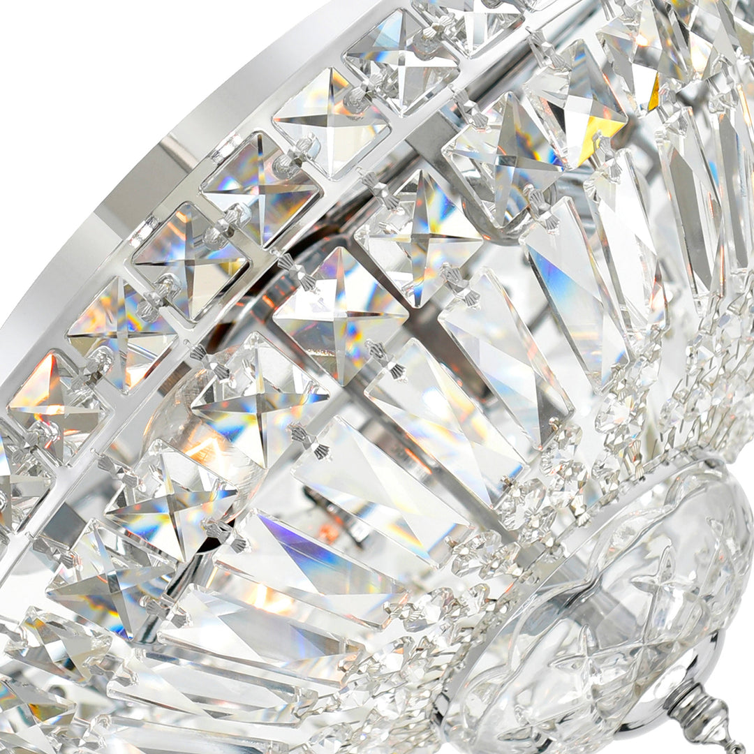 Stefania - Flush Mount with Crystals