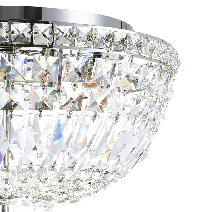 Stefania - Flush Mount with Crystals
