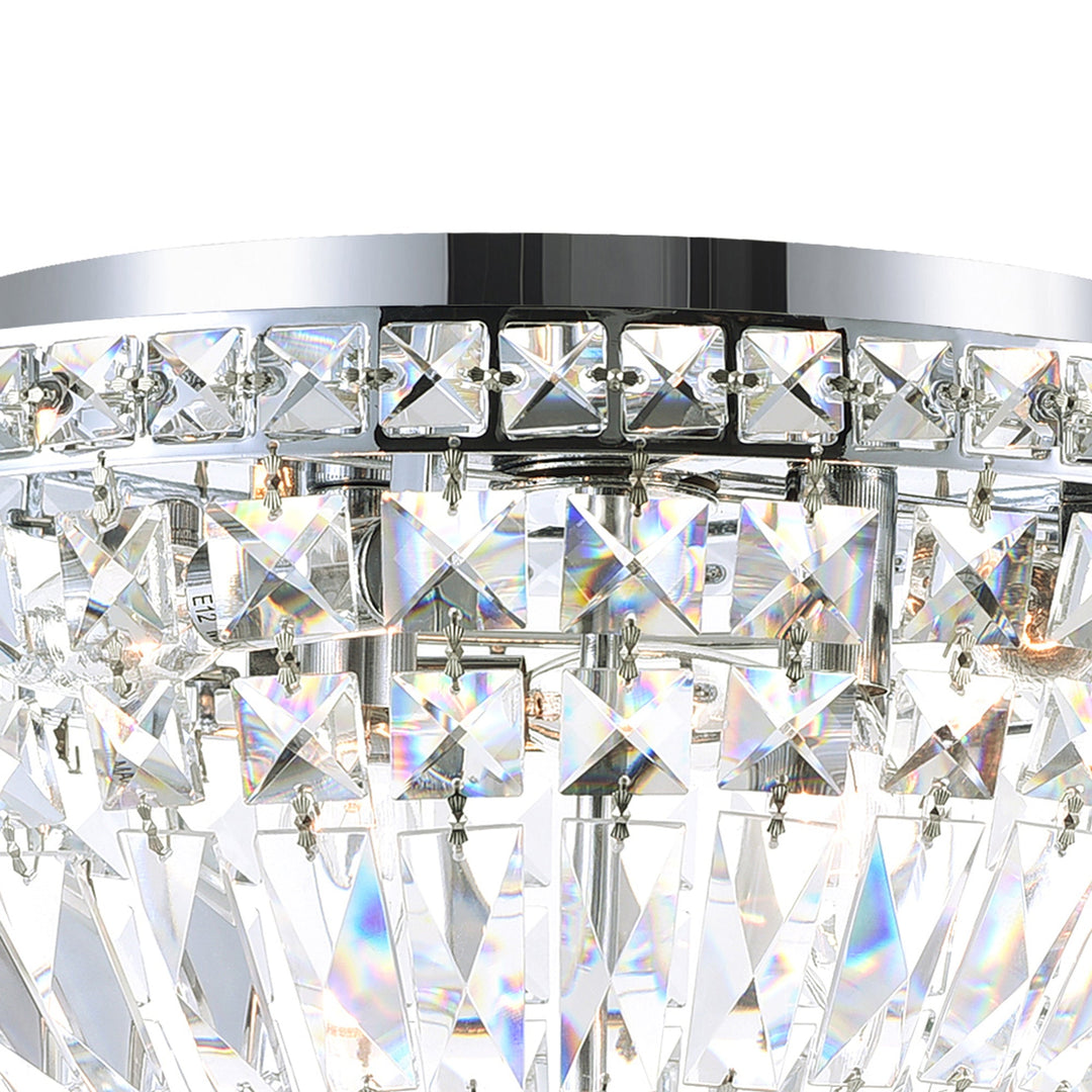 Stefania - Flush Mount with Crystals