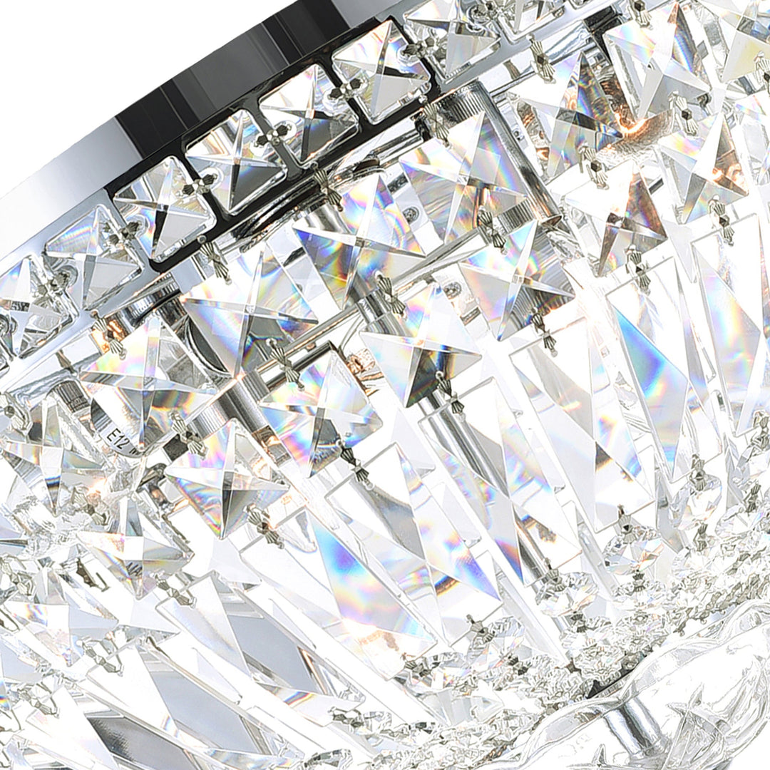 Stefania - Flush Mount with Crystals