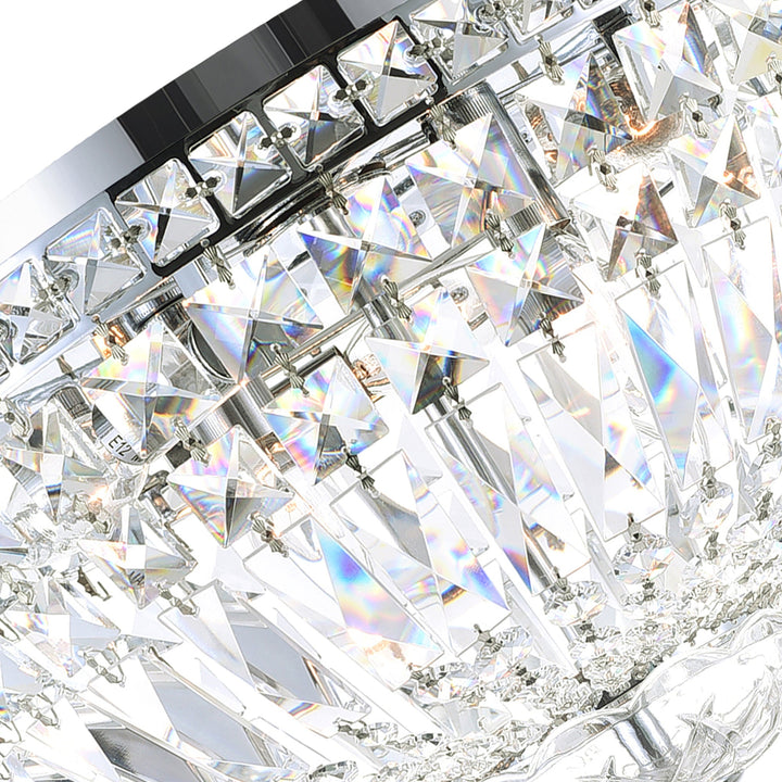 Stefania - Flush Mount with Crystals
