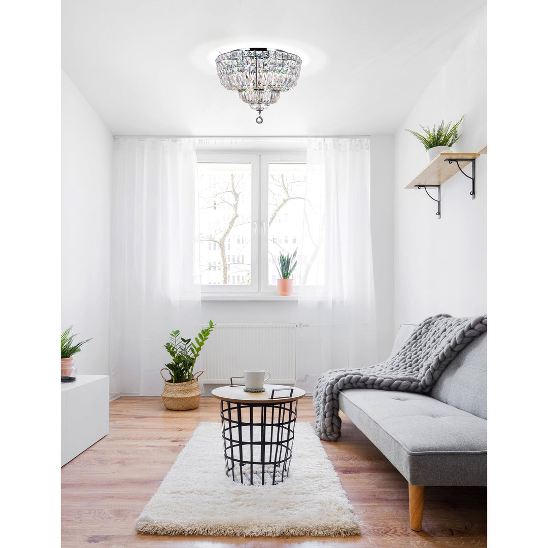 Stefania - Flush Mount with Crystals