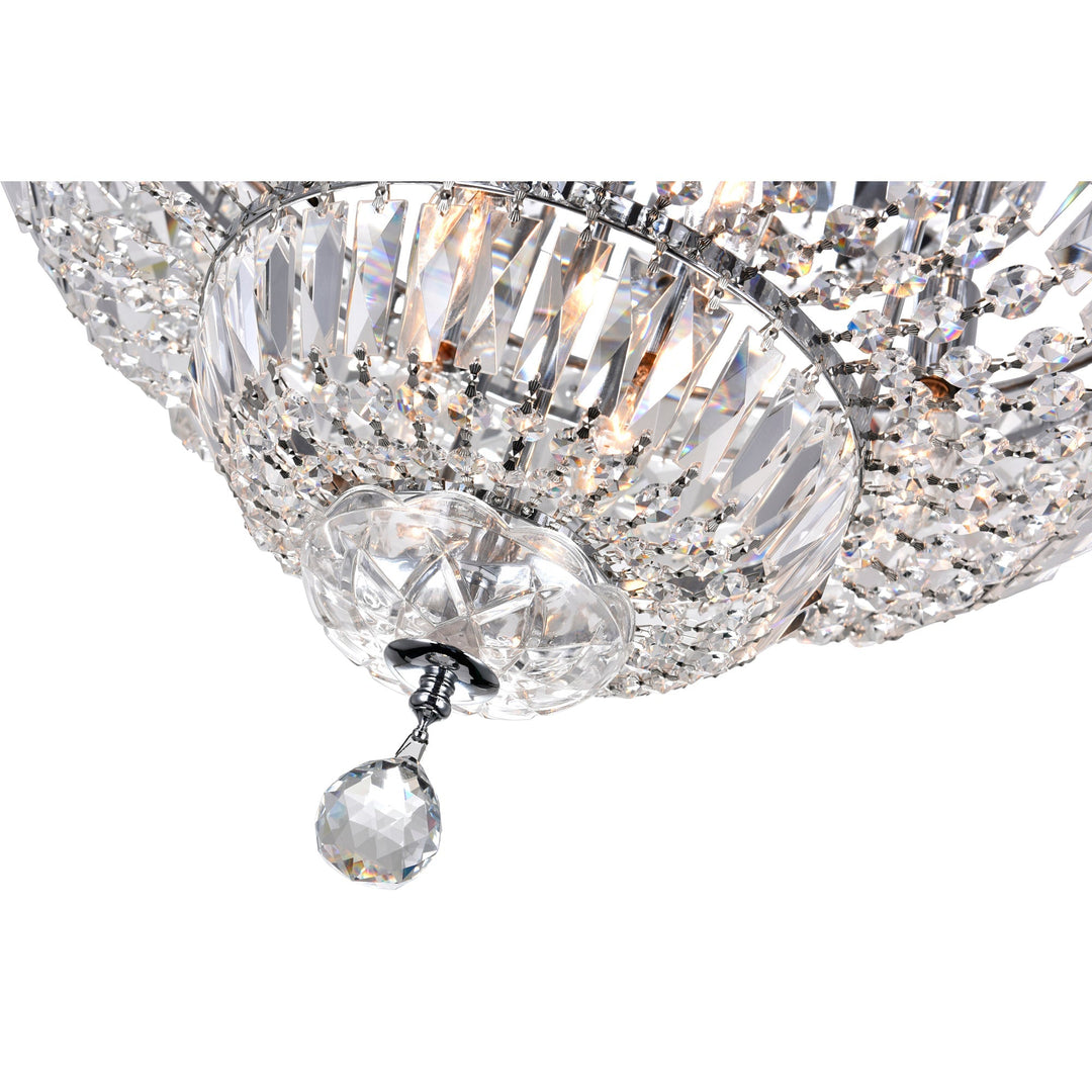 Stefania - Flush Mount with Crystals