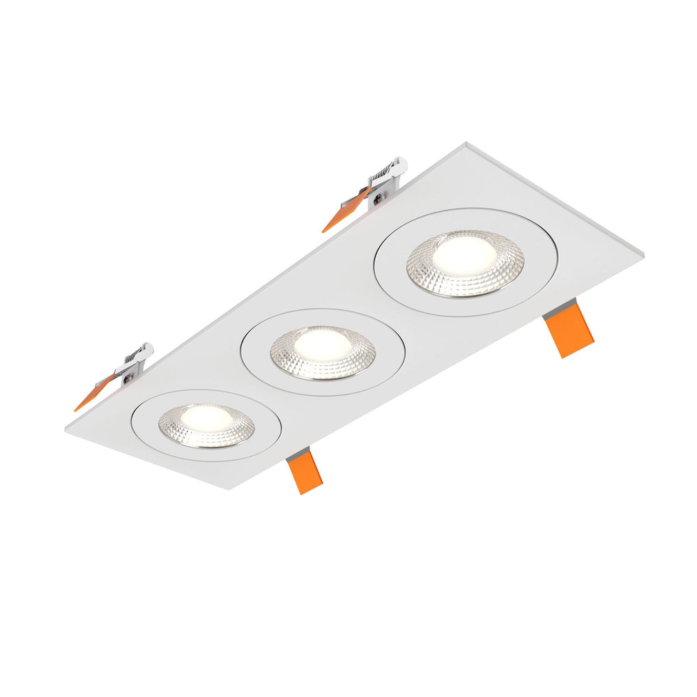 Pivot - LED 4" Triple Flat Gimbal Recessed