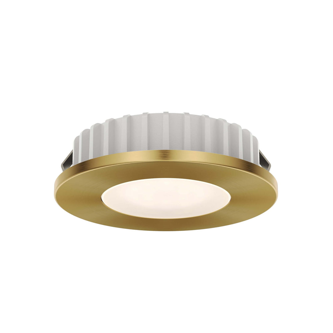 Push Puck - 24V Recessed Puck in Gold by Dals Lighting