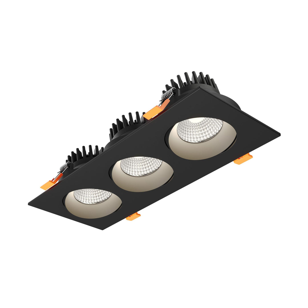 Revolve - LED 3.5" Trio Regressed Gimbal Downlight