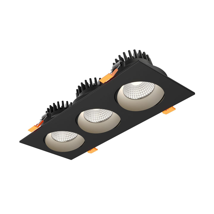 Revolve - LED 3.5" Trio Regressed Gimbal Downlight