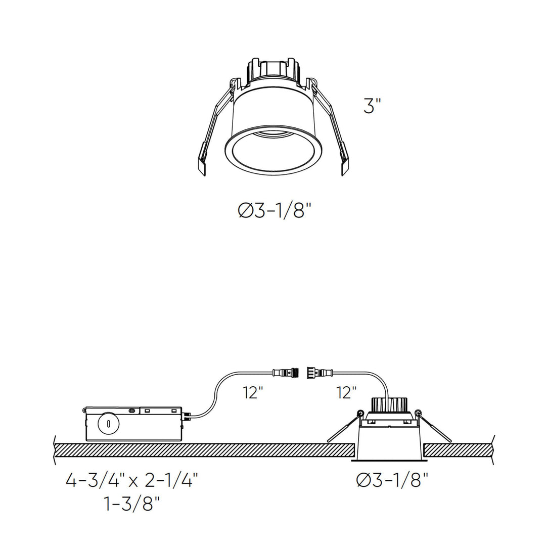 Facet - LED Regressed Gimbal Downlight
