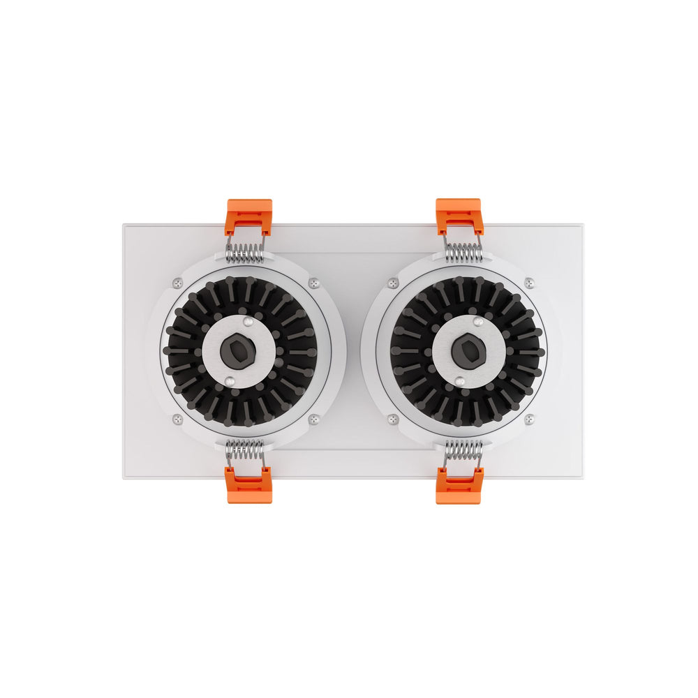 Revolve - LED 3.5" Duo Regressed Gimbal Downlight