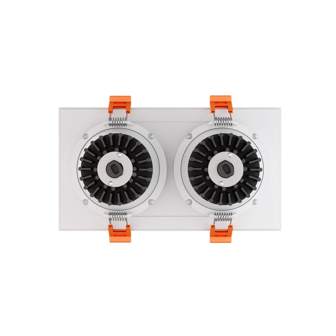 Revolve - LED 3.5" Duo Regressed Gimbal Downlight