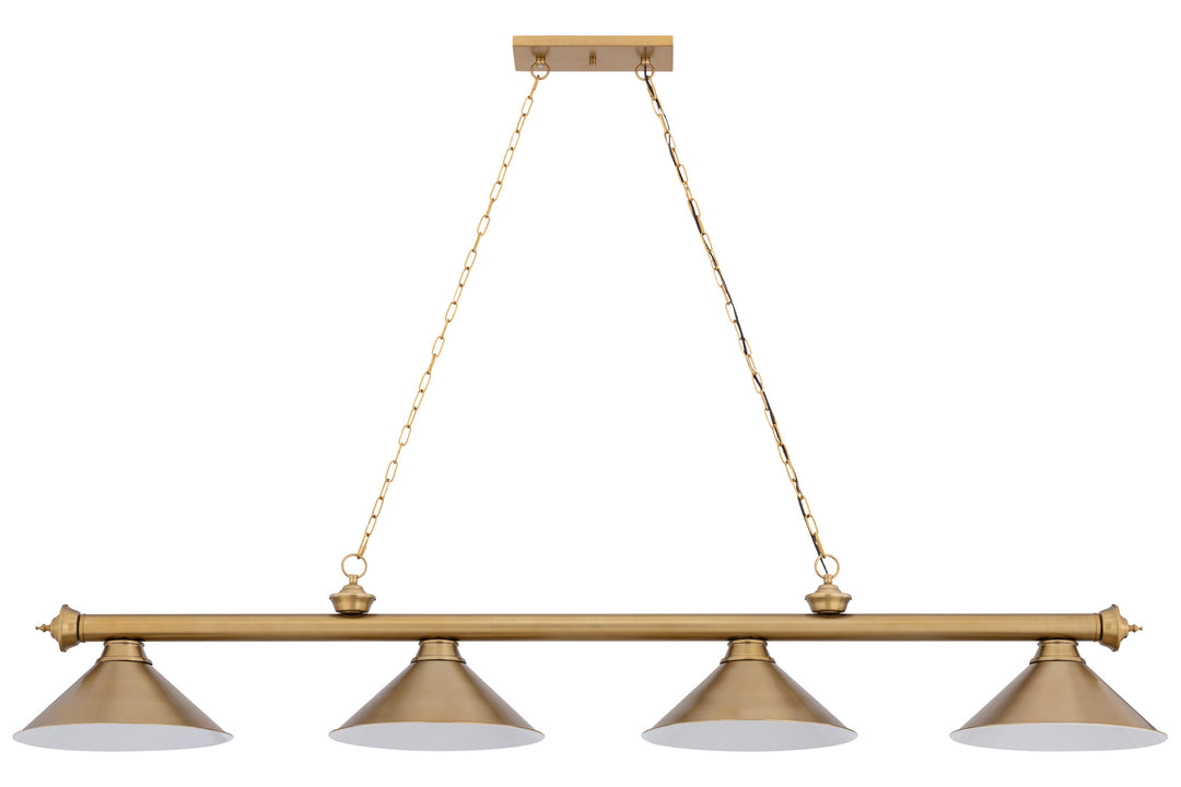 Cordon - 4 Light Billiard Light (2306-4HBR-HBR15)
