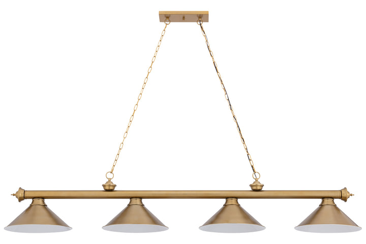 Cordon - 4 Light Billiard Light (2306-4HBR-HBR15)