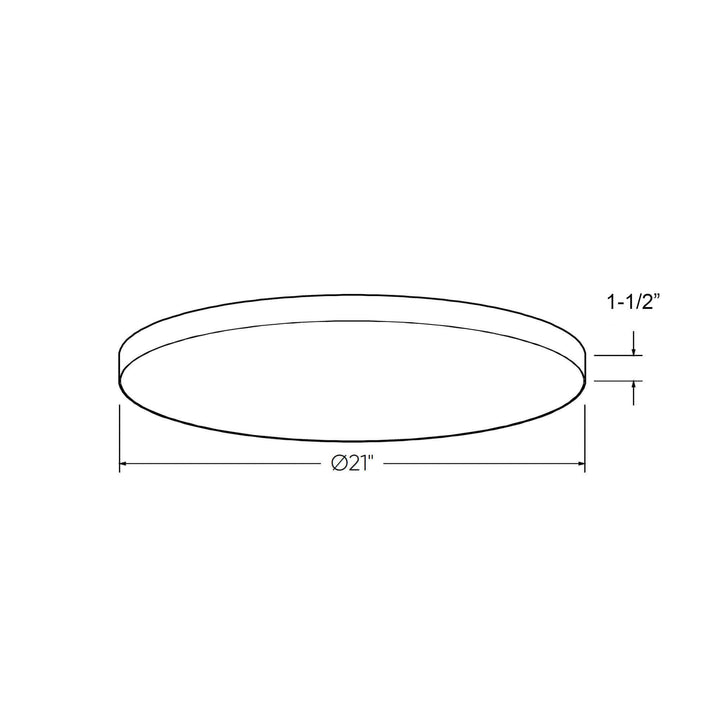 Fusion - LED Trimless Flush Mount