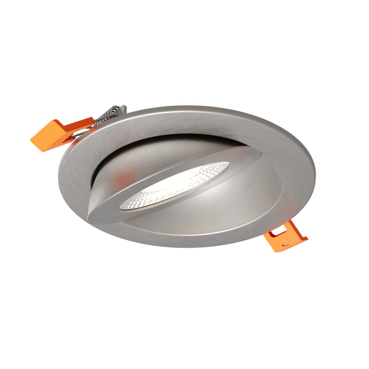 Pivot - LED 4" Flat Round Gimbal Recessed (5CCT + Dim-to-Warm)