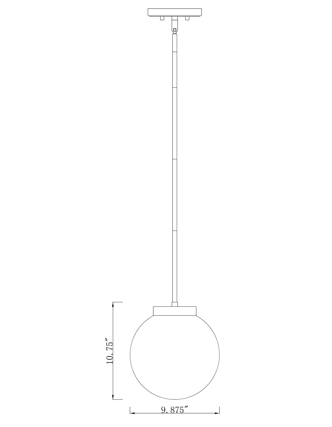 Parsons - 1 Light Pendant