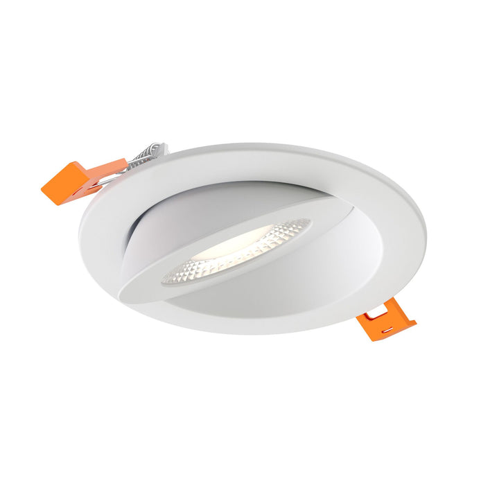 Pivot - LED 4" Flat Round Gimbal Recessed