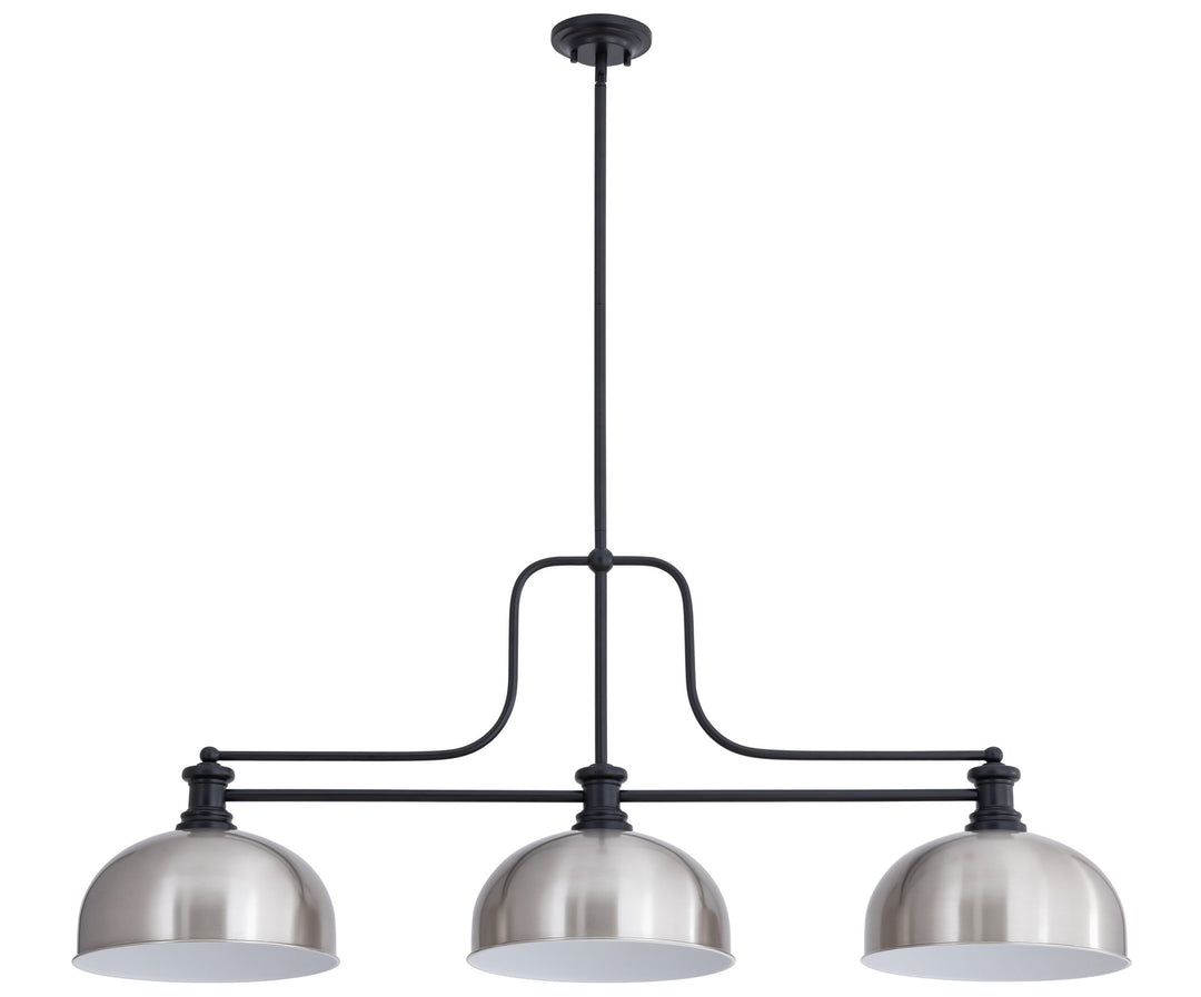 Melange - 3 Light Billiard Light (725-3MB-D13BN)