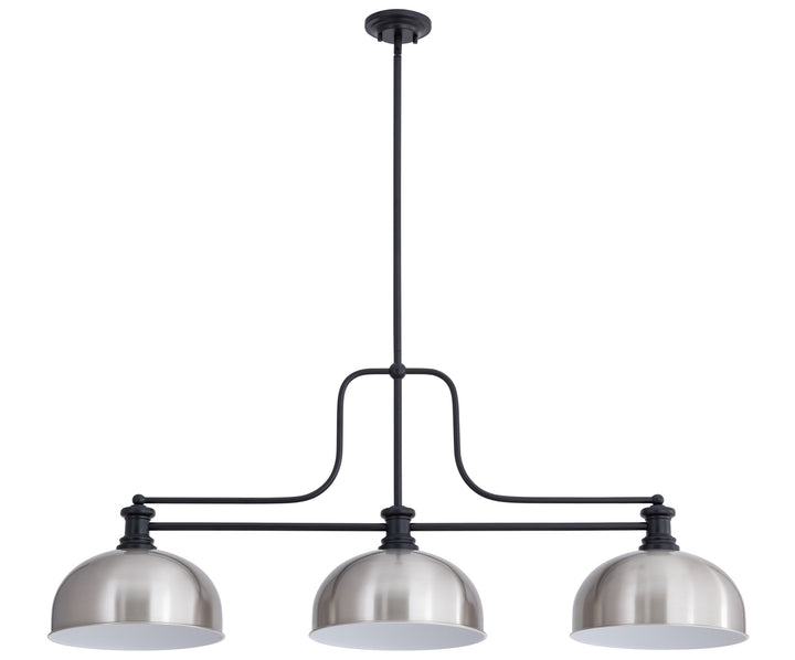 Melange - 3 Light Billiard Light (725-3MB-D13BN)
